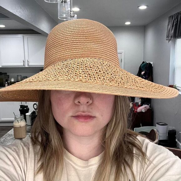 J.Crew Beachy Boho Wide Brim Floppy Straw Hat - Picture 6 of 6